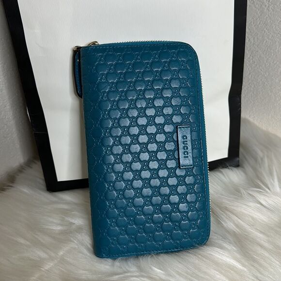 💯 Authentic Gucci Guccissima Long Wallet🍀 - Picture 13 of 15